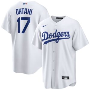 Camiseta Nike Home Limited de los Dodgers de Los Ángeles de Shohei Ohtani, color blanco