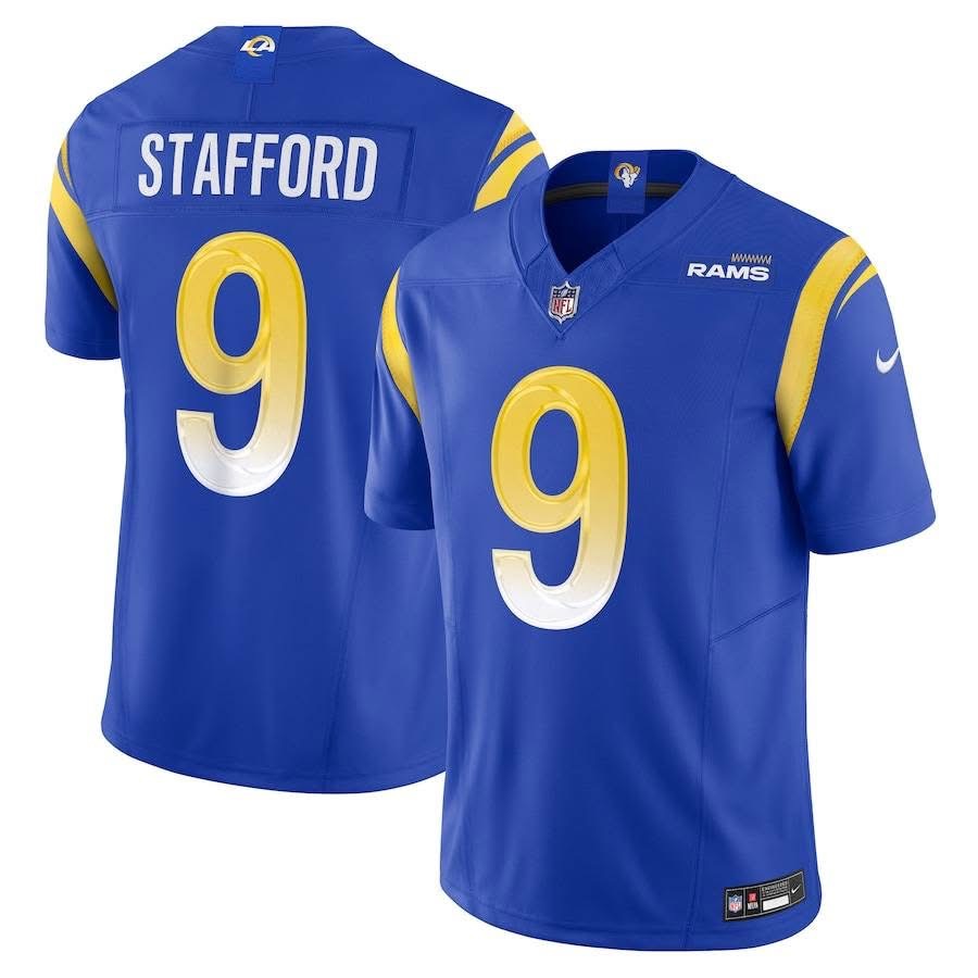 Camiseta Nike Matthew Stafford Royal Los Angeles Rams Player Game para hombre