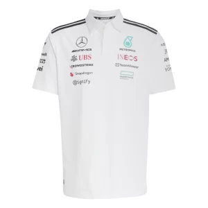 Camiseta Polo Team Mercedes AMG Petronas Oficial 2025