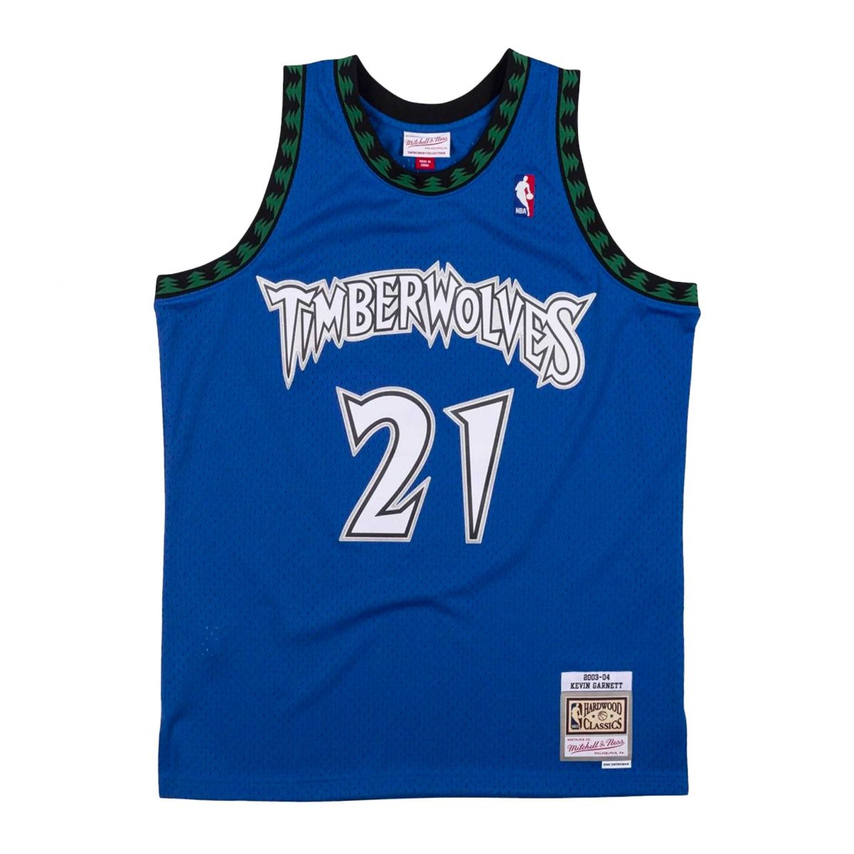 Jersey Mitchell And Ness Swingman Minnesota Timberwolves Kevin Garnett 2003-2004