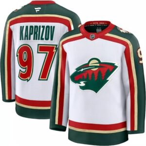 Camiseta de jugador premium del 25 aniversario de Kirill Kaprizov Minnesota Wild Fanatics - Blanco