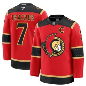 Camiseta premium alternativa de Brady Tkachuk Ottawa Senators Fanatics - Rojo