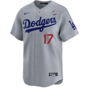 Camiseta Shohei Ohtani Los Angeles Dodgers Nike 2025 Serie Mundial Road Limited 17