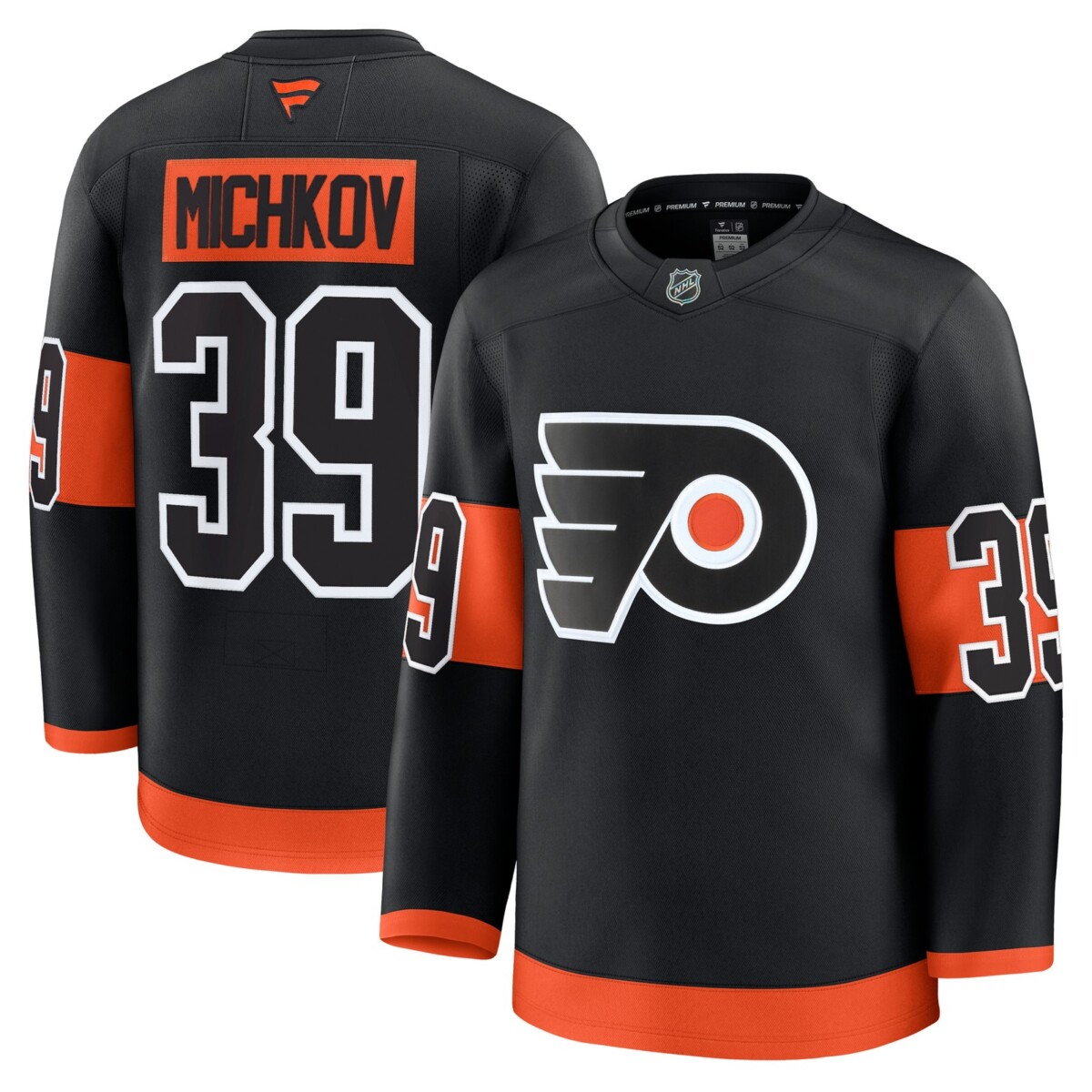 Matvei Michkov Philadelphia Flyers Fanatics Alternate Premium Jersey - Black