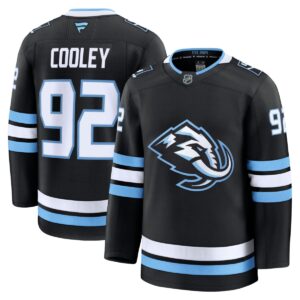 Camiseta premium de jugador local de Fanatics de Utah Mammoth de Logan Cooley - Negra