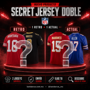 Secret Jersey NFL Doble (1 Retro + 1 Actual)