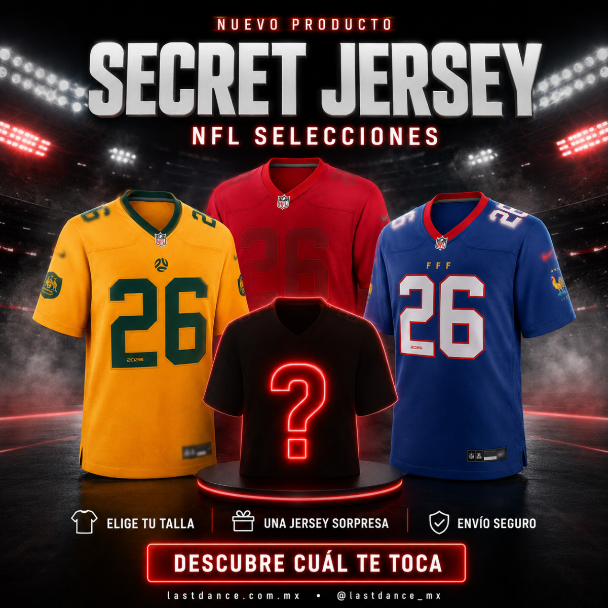 Secret Jersey NFL Estrellas