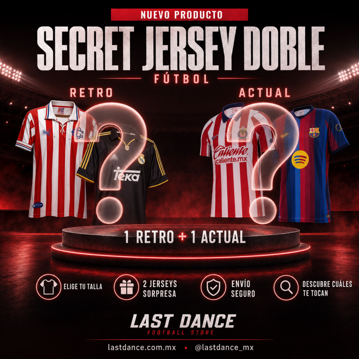 Secret Jersey Doble (1 Retro + 1 Actual)