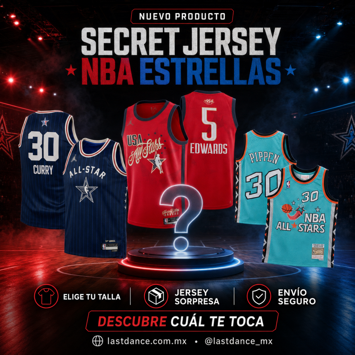 Secret Jersey NBA Estrellas
