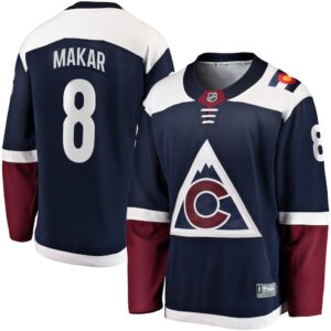 Camiseta de jugador alternativo Premier Breakaway de Cale Makar Colorado Avalanche Fanatics - Azul marino