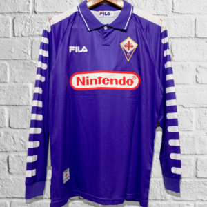 Jersey Retro Fiorentina 1998-1999 Local Batistuta Manga Larga