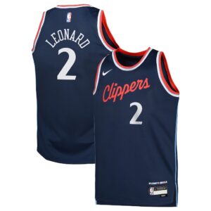 Camiseta Nike Swingman juvenil de Kawhi Leonard de los LA Clippers - Edición Icon