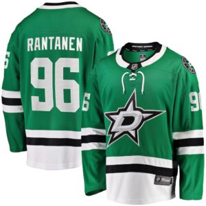 Camiseta Mikko Rantanen Dallas Stars Fanatics Home Breakaway - Verde Kelly