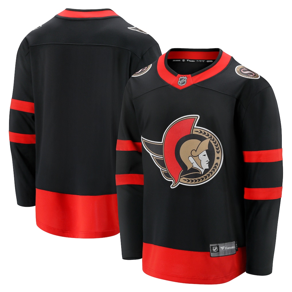 Camiseta Ottawa Senators Fanatics Home Breakaway - Negro