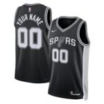 San Antonio Spurs Nike Unisex Swingman Custom Jersey Black