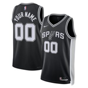 San Antonio Spurs Nike Unisex Swingman Custom Jersey Black
