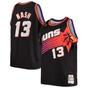 Camiseta Steve Nash Phoenix Suns Mitchell & Ness 1996/97 Big & Tall Hardwood Classics Swingman