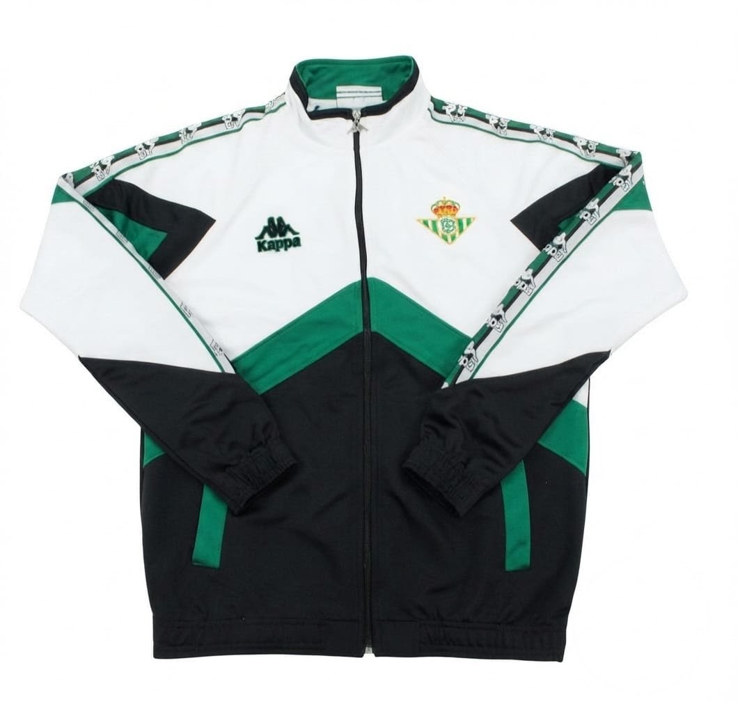 Chamarra Betis Kappa Blanca
