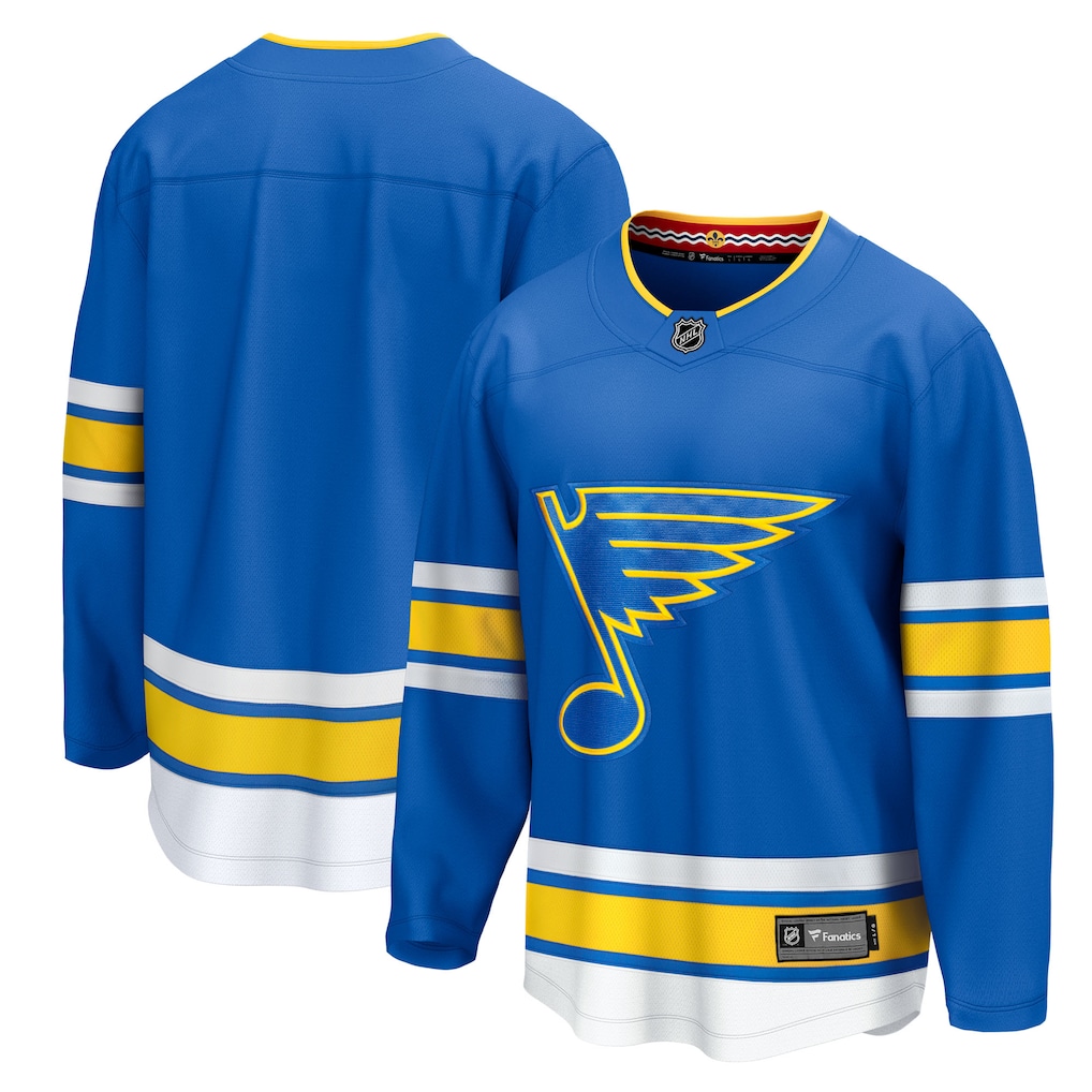 Camiseta de local de los St. Louis Blues Fanatics Breakaway - Azul