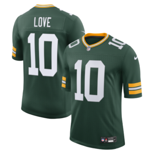 Camiseta de edición limitada Nike Vapor Untouchable Stitched de Jordan Love de los Green Bay Packers - Verde