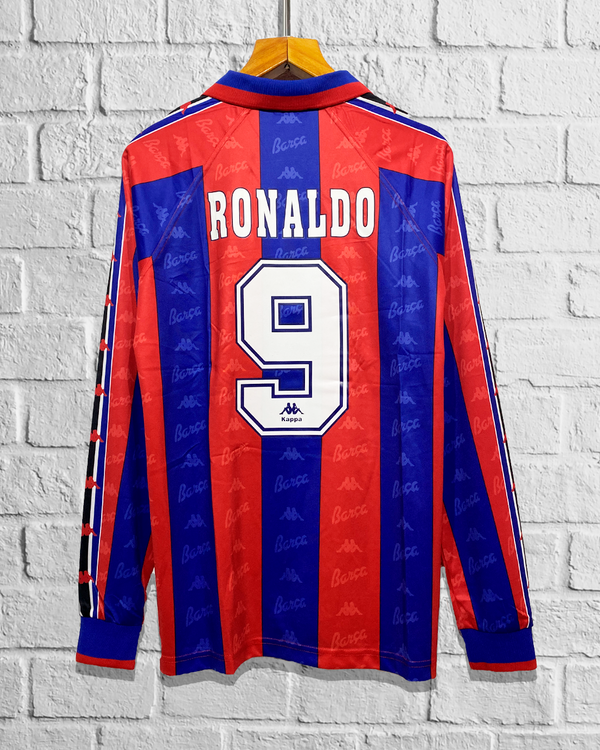 Jersey Retro Barcelona 1996-1997 Local Ronaldo - Image 2