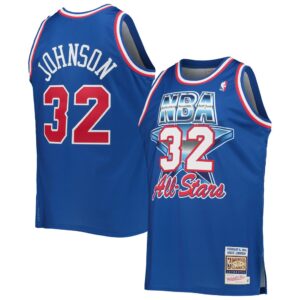 Magic Johnson Western Conference Mitchell & Ness Hardwood Classics 1992 NBA All-Star Game Authentic Jersey