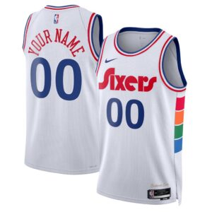 Philadelphia 76ers Nike Unisex 2024/25 Custom Swingman Jersey