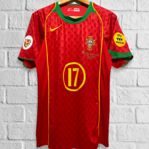 Jersey Retro Portugal Eurocopa 2004 Local Cristiano Ronaldo