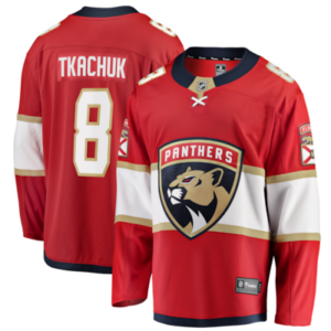 Camiseta Fanatics Home Breakaway de Brady Tkachuk de los Florida Panthers - Roja