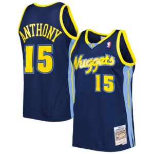 Carmelo Anthony Denver Nuggets Mitchell & Ness Hardwood Classics Swingman Jersey