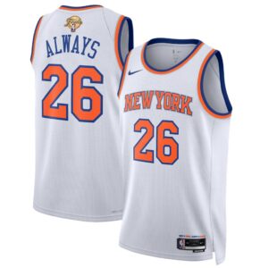 New York Knicks Nike Unisex 2026 NBA Finals Champions Always 26 Swingman Jersey