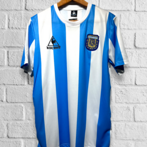 Jersey Retro Argentina Mexico 1986 Maradona