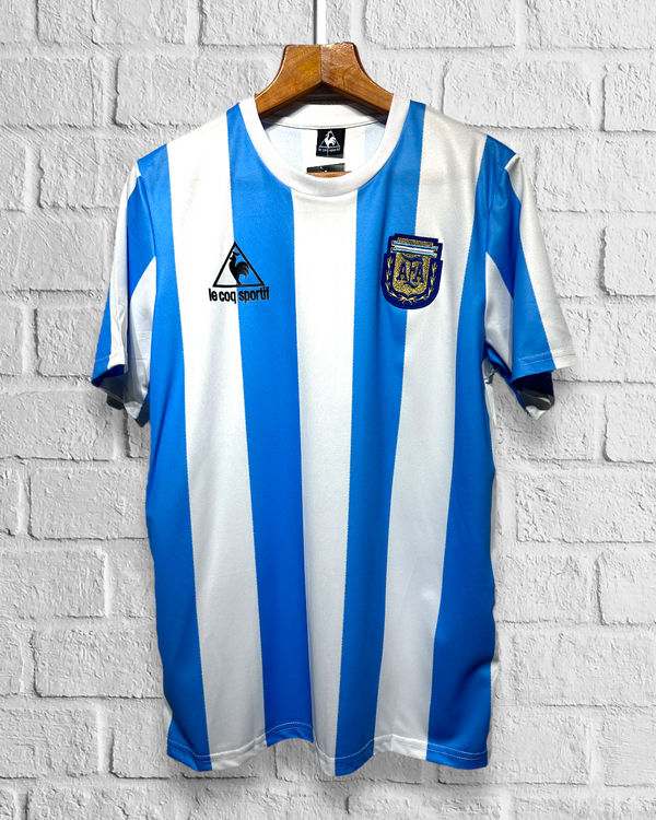 Jersey Retro Argentina Mexico 1986 Maradona