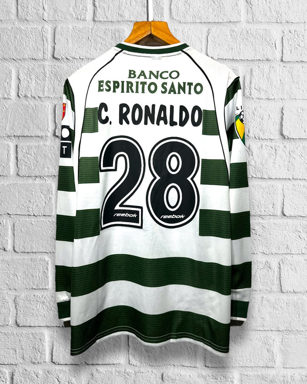 Jersey Retro Sporting de Lisboa 2001-2003 Cristiano Ronaldo - Image 2