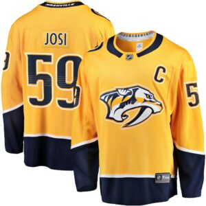Camiseta Roman Josi Nashville Predators Fanatics Home Breakaway - Dorada