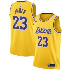 Camiseta Nike Swingman unisex de LeBron James Los Angeles Lakers
