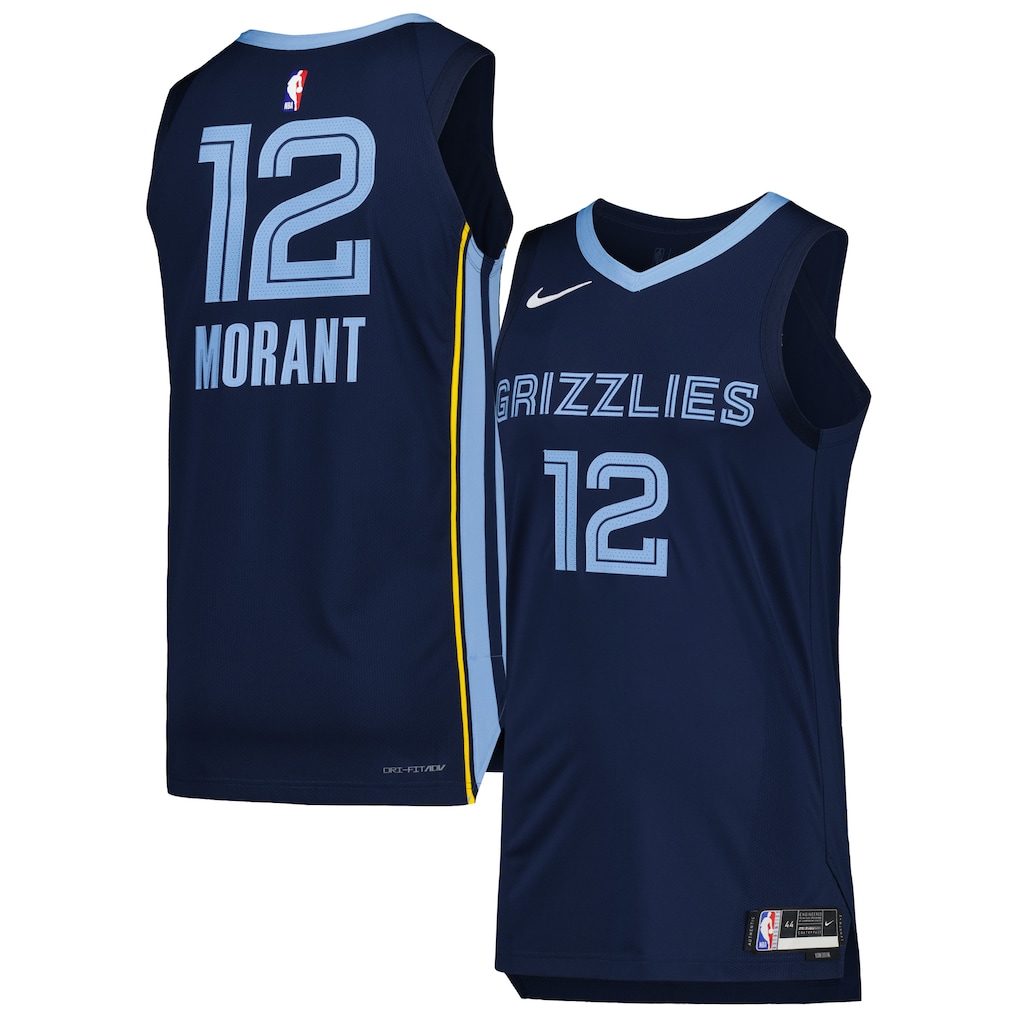 Camiseta auténtica Nike de Ja Morant Memphis Grizzlies