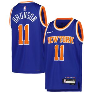 Camiseta Nike Swingman juvenil de los New York Knicks de Jalen Brunson