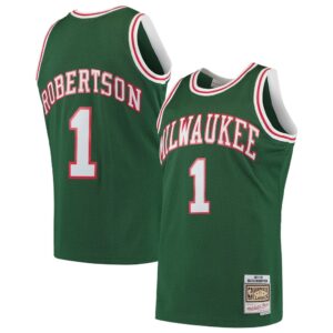 Oscar Robertson Milwaukee Bucks Mitchell & Ness 1971/72 Hardwood Classics Swingman Jersey