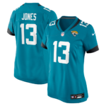 Camiseta Nike del equipo femenino Tim Jones Jacksonville Jaguars - Verde azulado