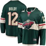 Camiseta de local de Matthew Boldy de los Minnesota Wild Fanatics Home Breakaway - Verde