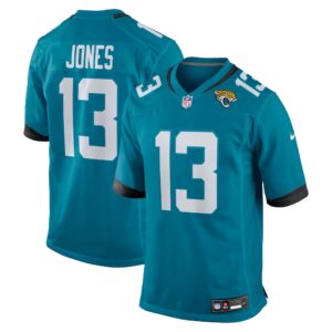 Camiseta Nike del equipo Tim Jones Jacksonville Jaguars - Verde azulado