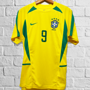 Jersey Retro Brasil 2002 Local Ronaldo Campeon