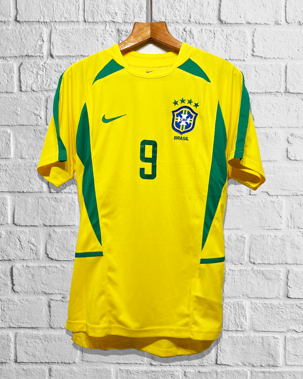 Jersey Retro Brasil 2002 Local Ronaldo Campeon