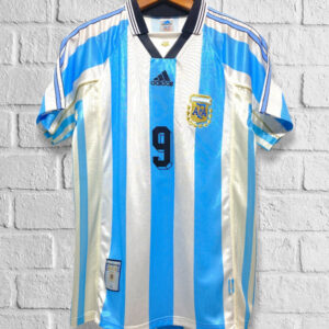 Jersey Retro Argentina Francia 1998 Local Batistuta