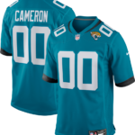 Camiseta de juego Nike de Josh Cameron de los Jacksonville Jaguars - Verde azulado