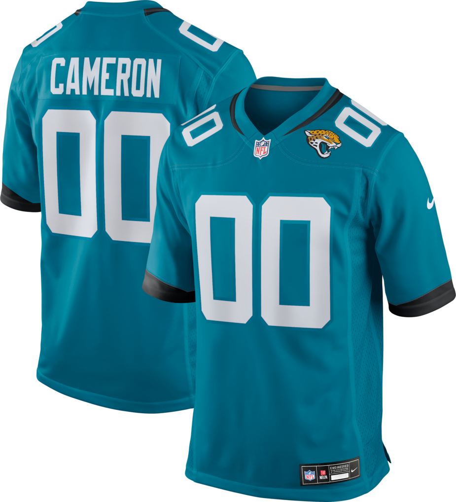 Camiseta de juego Nike de Josh Cameron de los Jacksonville Jaguars - Verde azulado