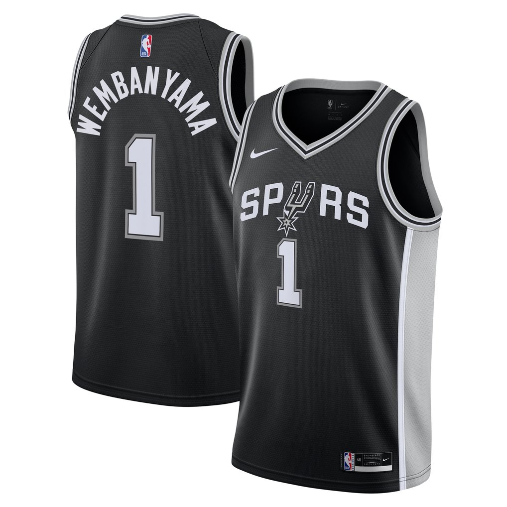 Victor Wembanyama San Antonio Spurs Nike Youth Swingman Jersey