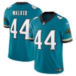 Travon Walker Jacksonville Jaguars Nike Prowler Throwback Vapor F.U.S.E. Camiseta limitada - Verde azulado
