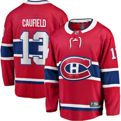 Camiseta de local de Cole Caufield de los Montreal Canadiens Fanatics Breakaway - Roja
